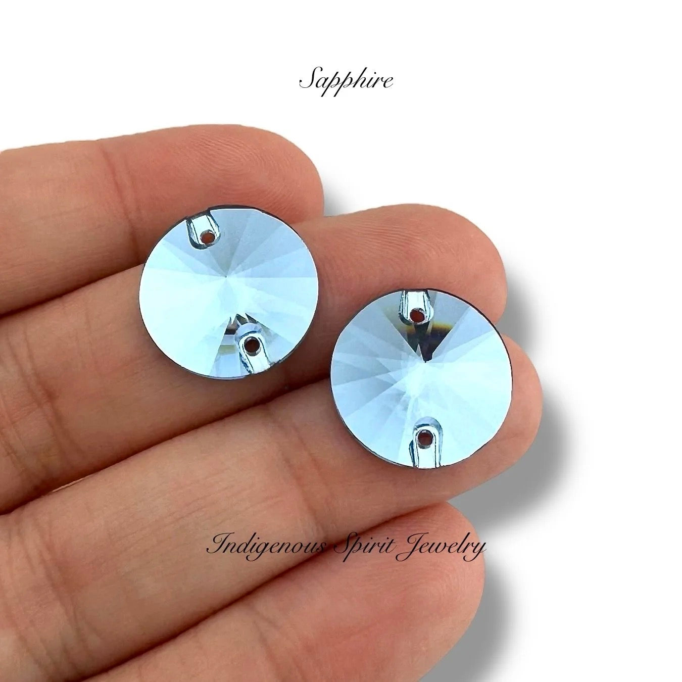 COLLECTION - 16mm Rivoli K9 Crystal Sew-on Cabochons