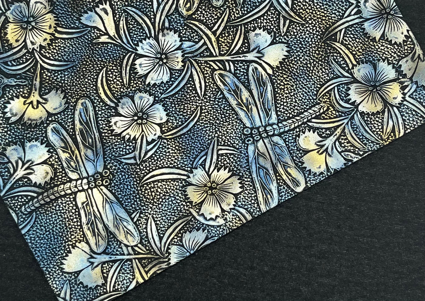 COLLECTION - Dragonfly & Butterfly Embossed Faux Leather Backing