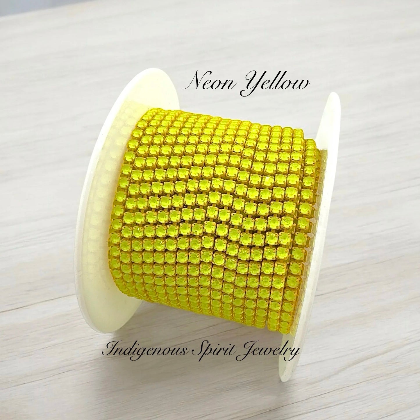 Neon Yellow Mocha Chain Banding
