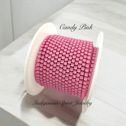 Candy Pink Mocha Chain Banding