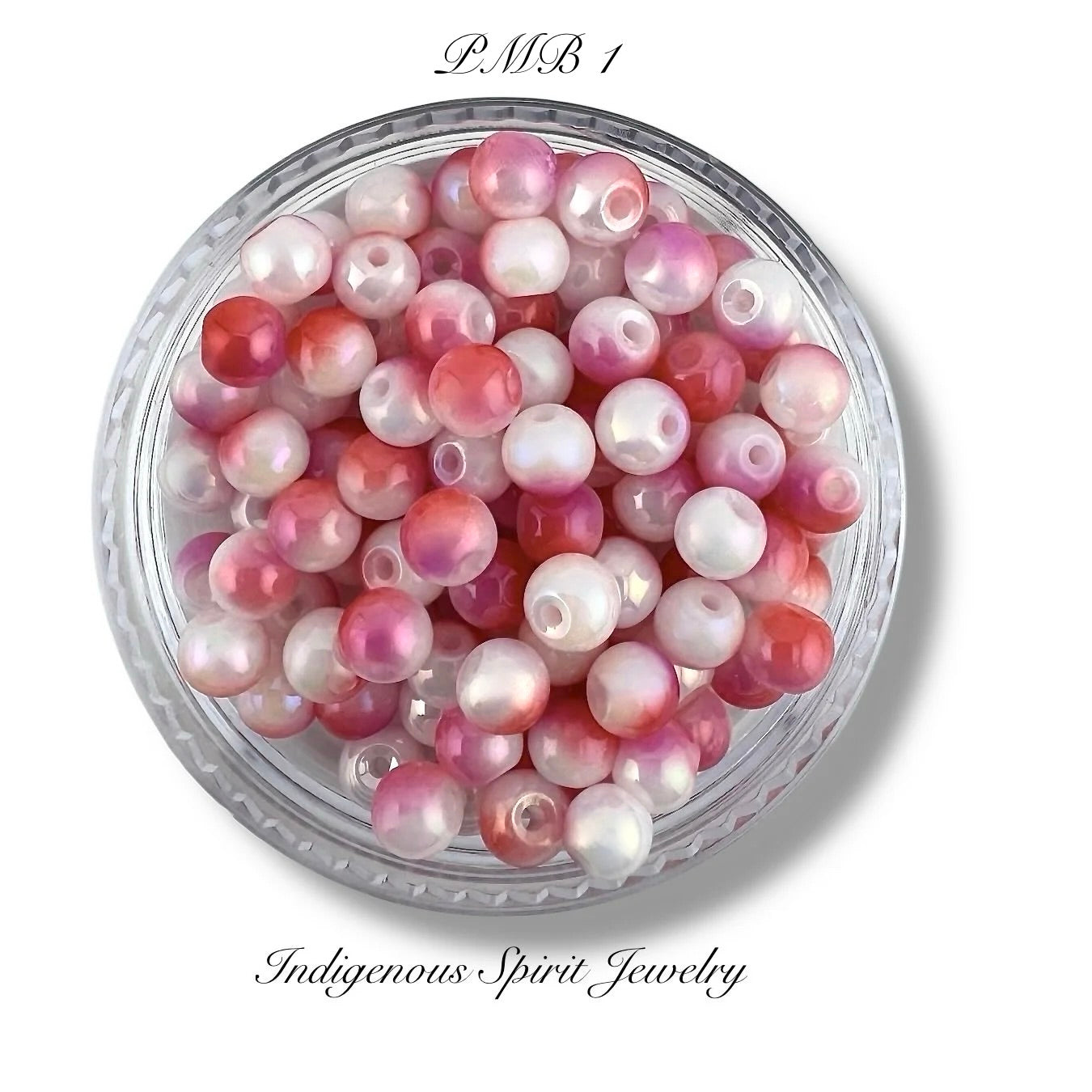 4mm Multi-coloured Glass Pearls