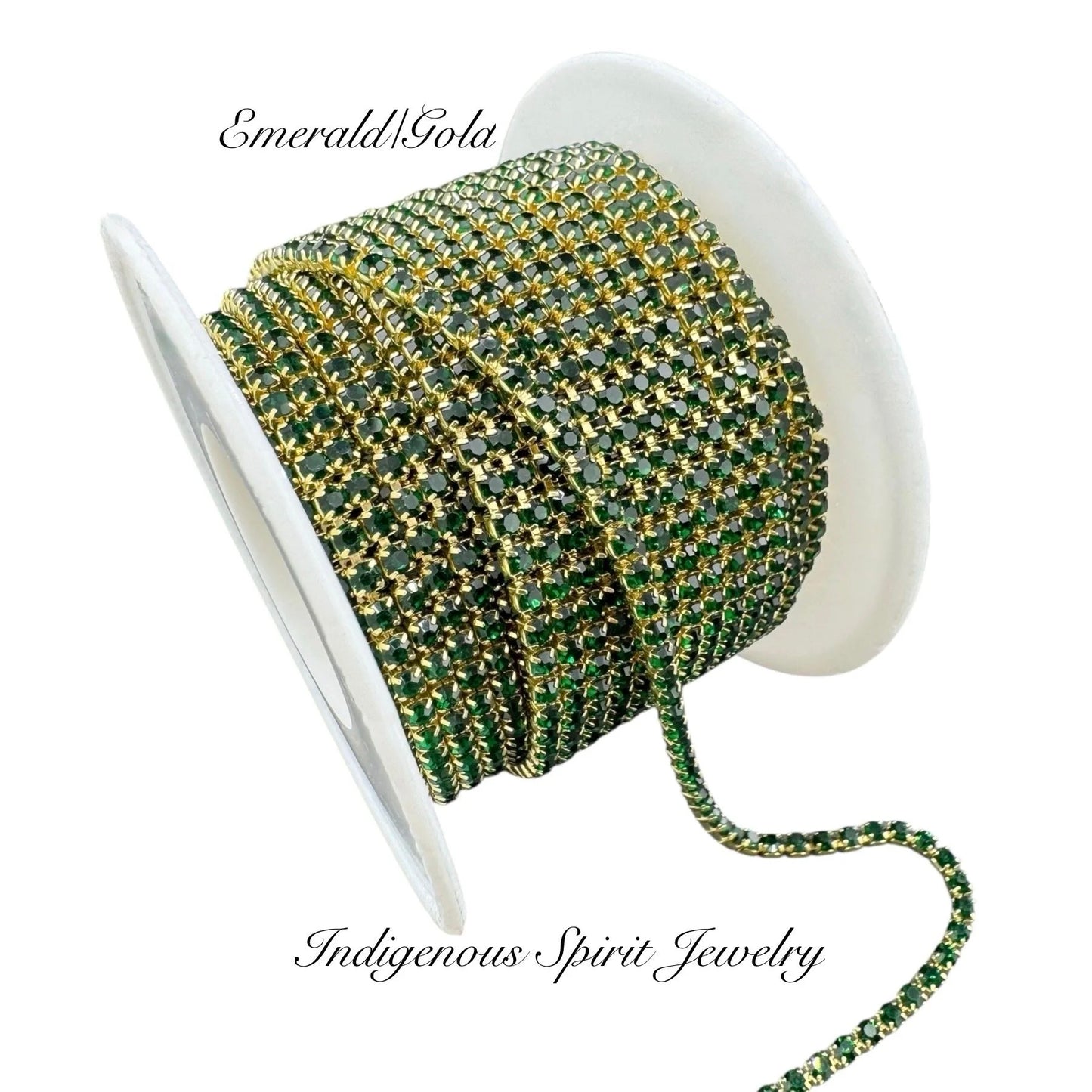 Emerald Gold Colour Plated