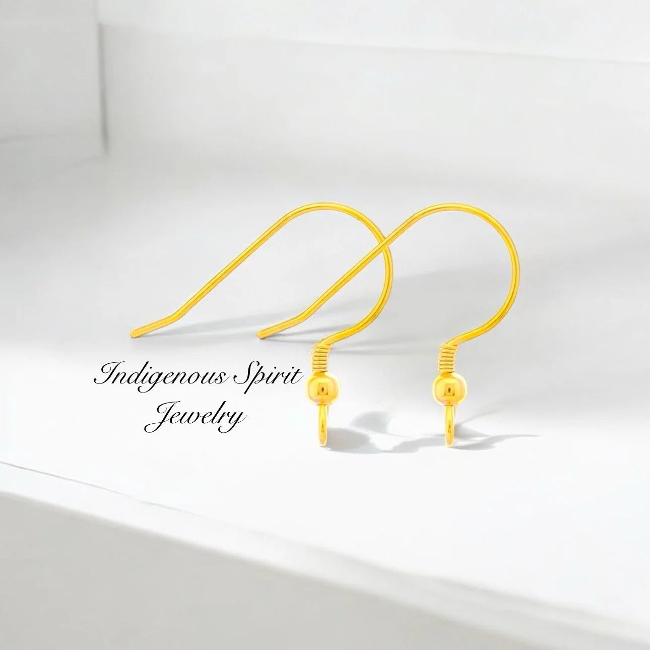 Surgical Stainless Steel Fish Hook Findings - vertical and horizontal hoops