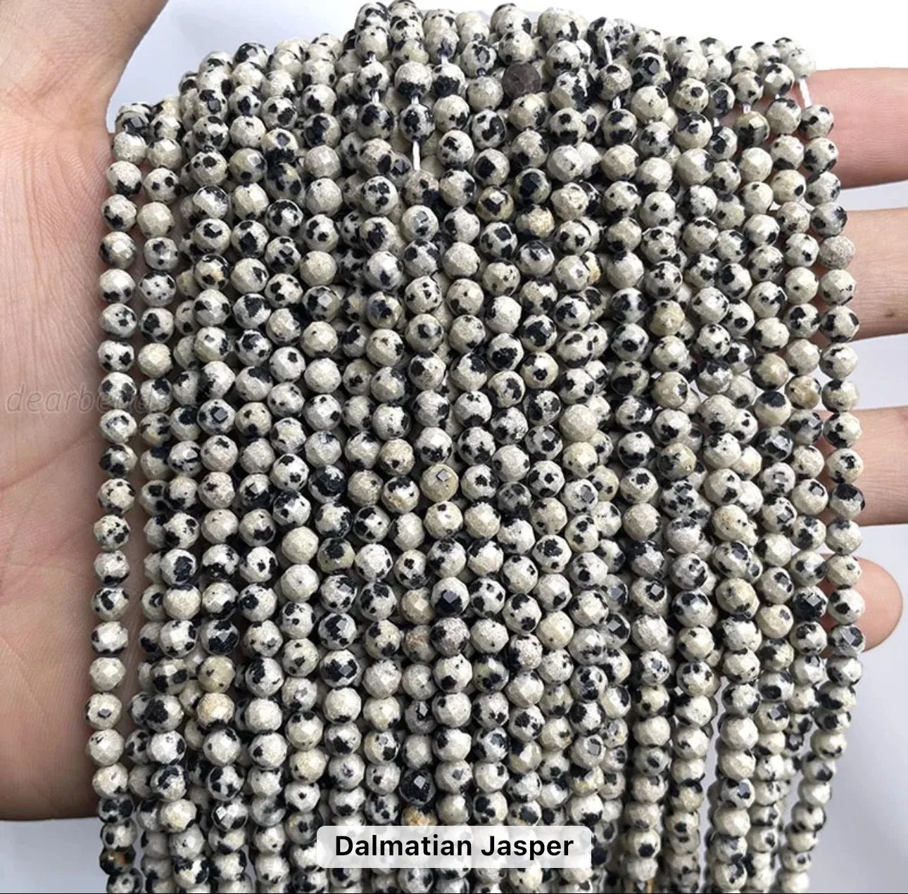 3mm Faceted Gemstone Beads