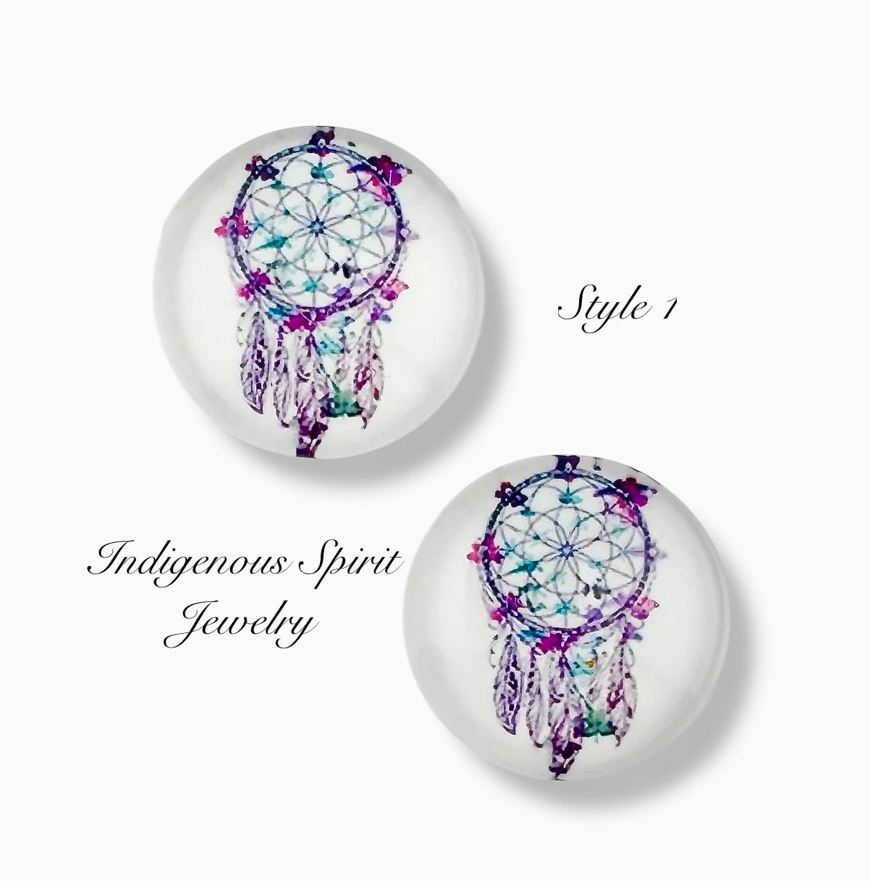 18mm Dreamcatcher Glass Cabochon Collection