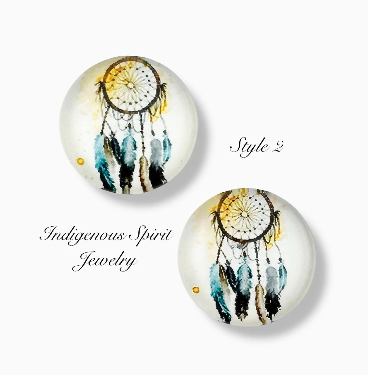 18mm Dreamcatcher Glass Cabochon Collection