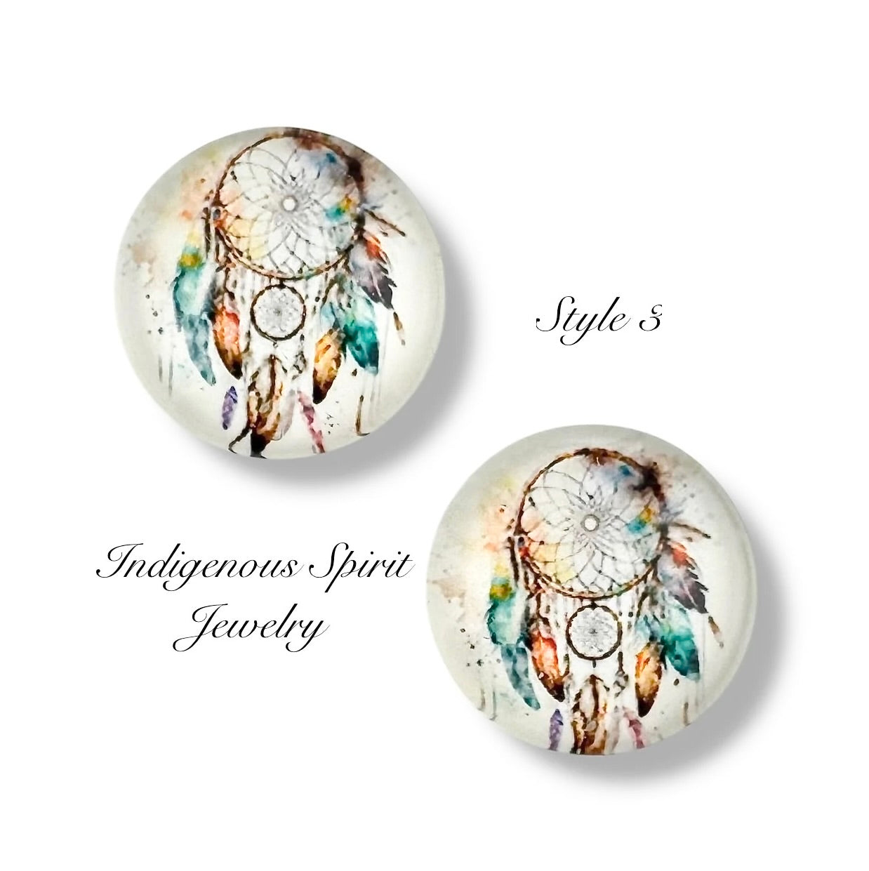 18mm Dreamcatcher Glass Cabochon Collection