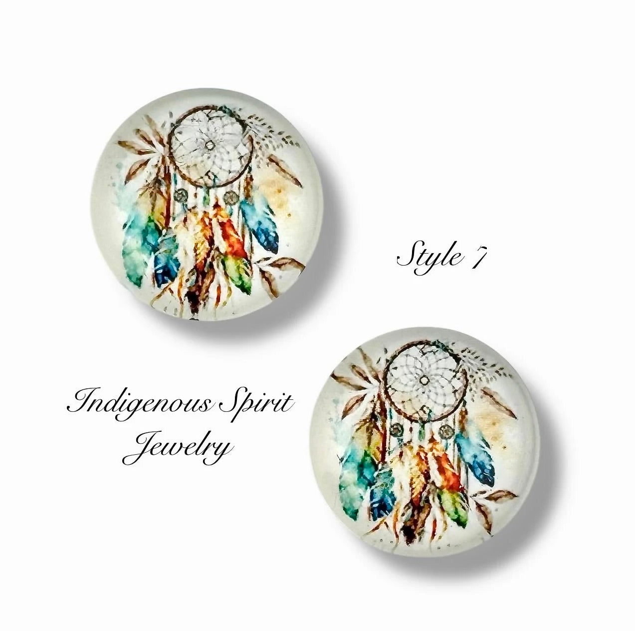 18mm Dreamcatcher Glass Cabochon Collection