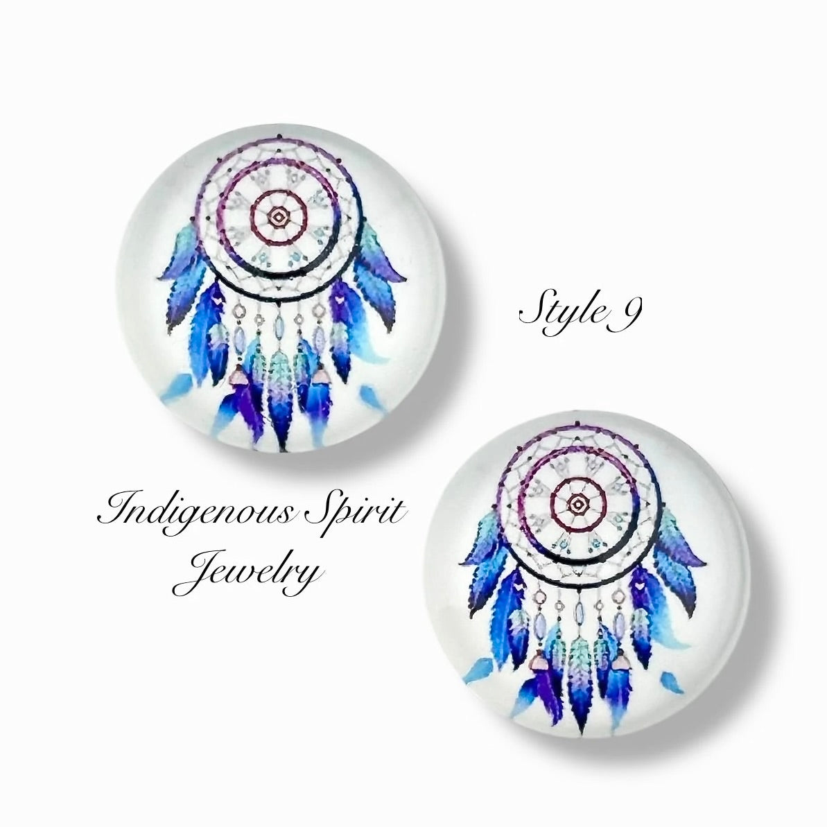18mm Dreamcatcher Glass Cabochon Collection