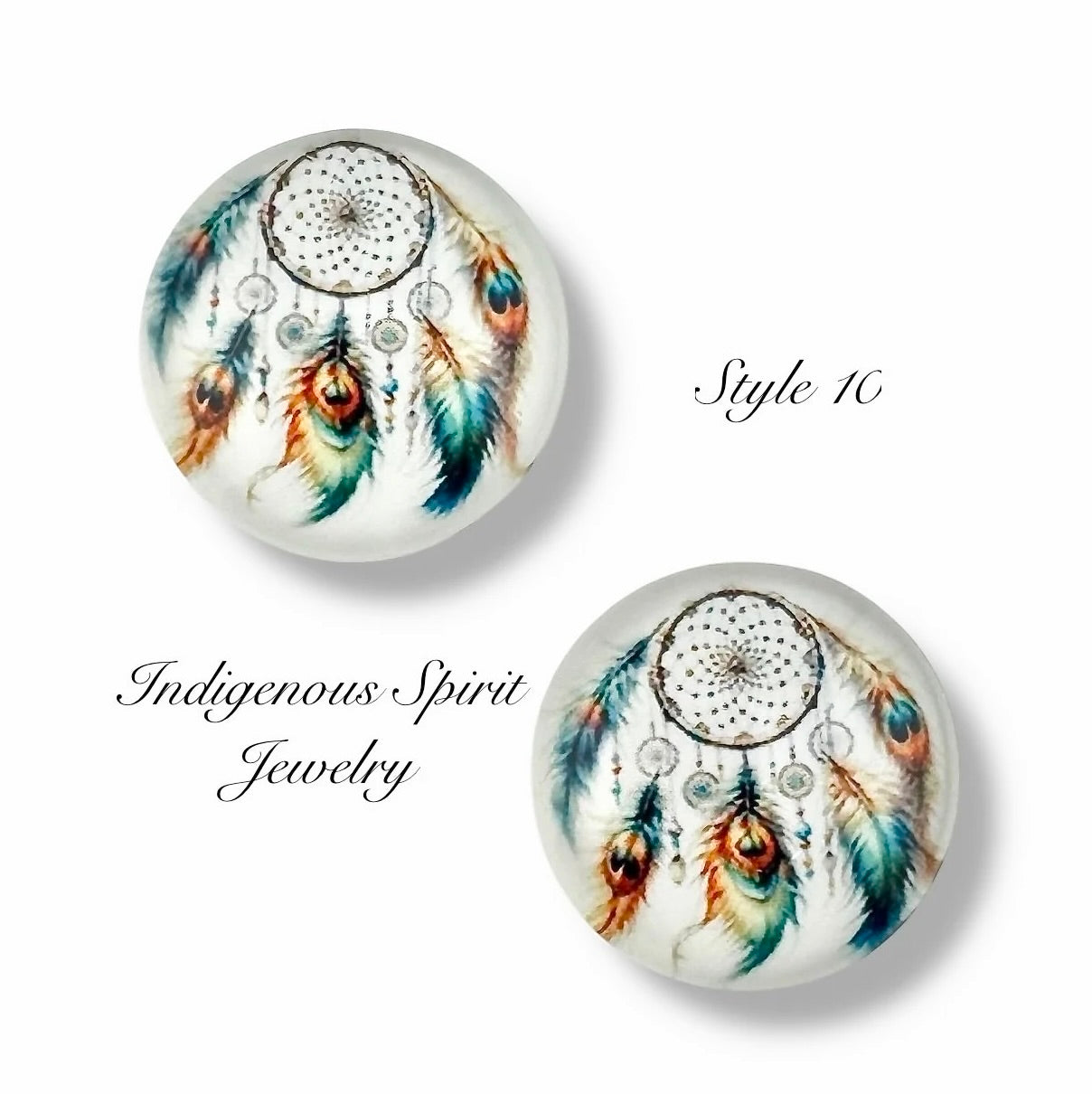 18mm Dreamcatcher Glass Cabochon Collection