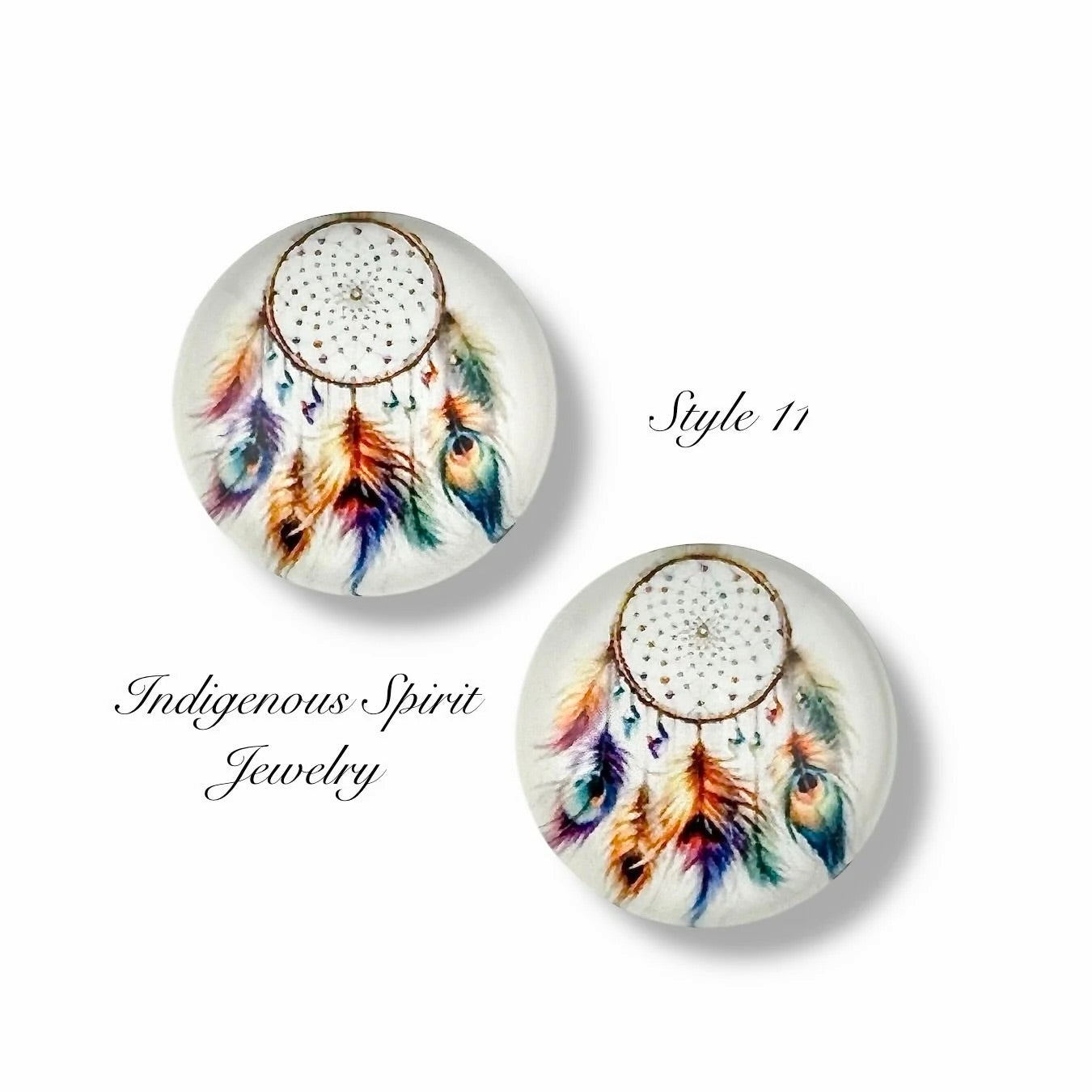 18mm Dreamcatcher Glass Cabochon Collection