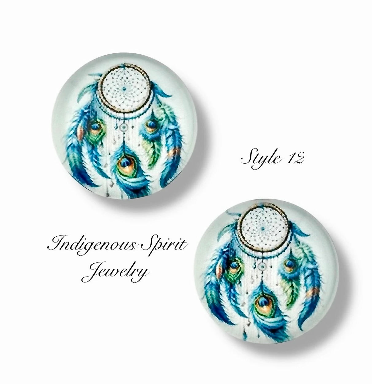 18mm Dreamcatcher Glass Cabochon Collection