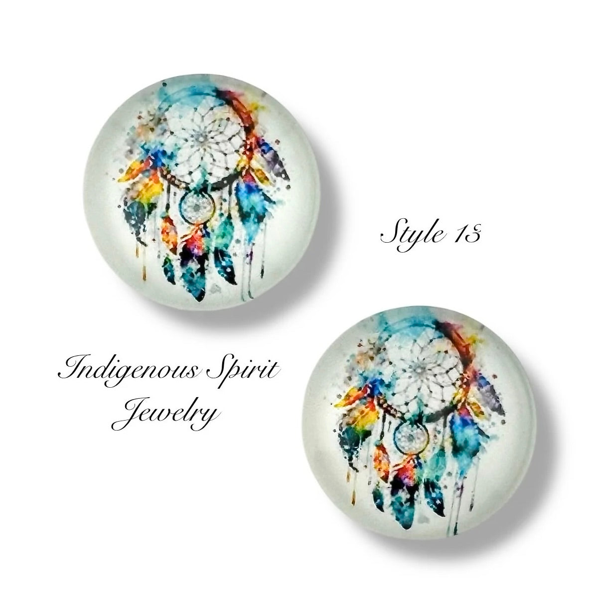 18mm Dreamcatcher Glass Cabochon Collection