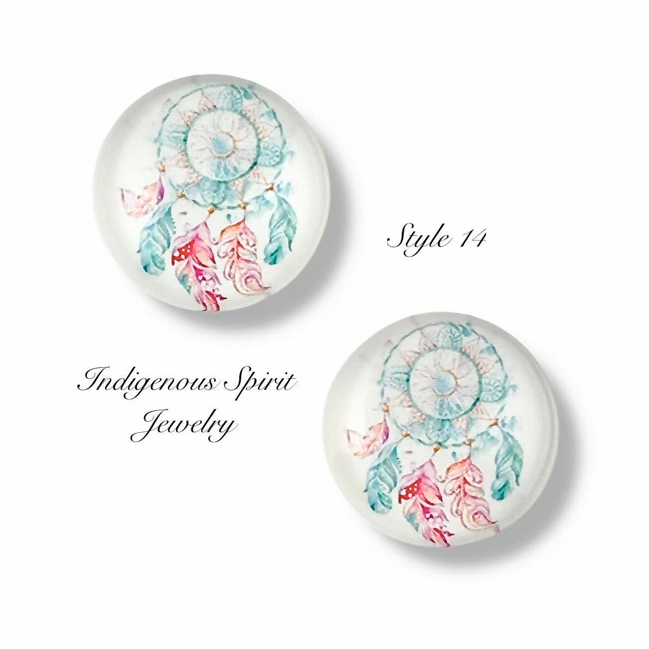 18mm Dreamcatcher Glass Cabochon Collection