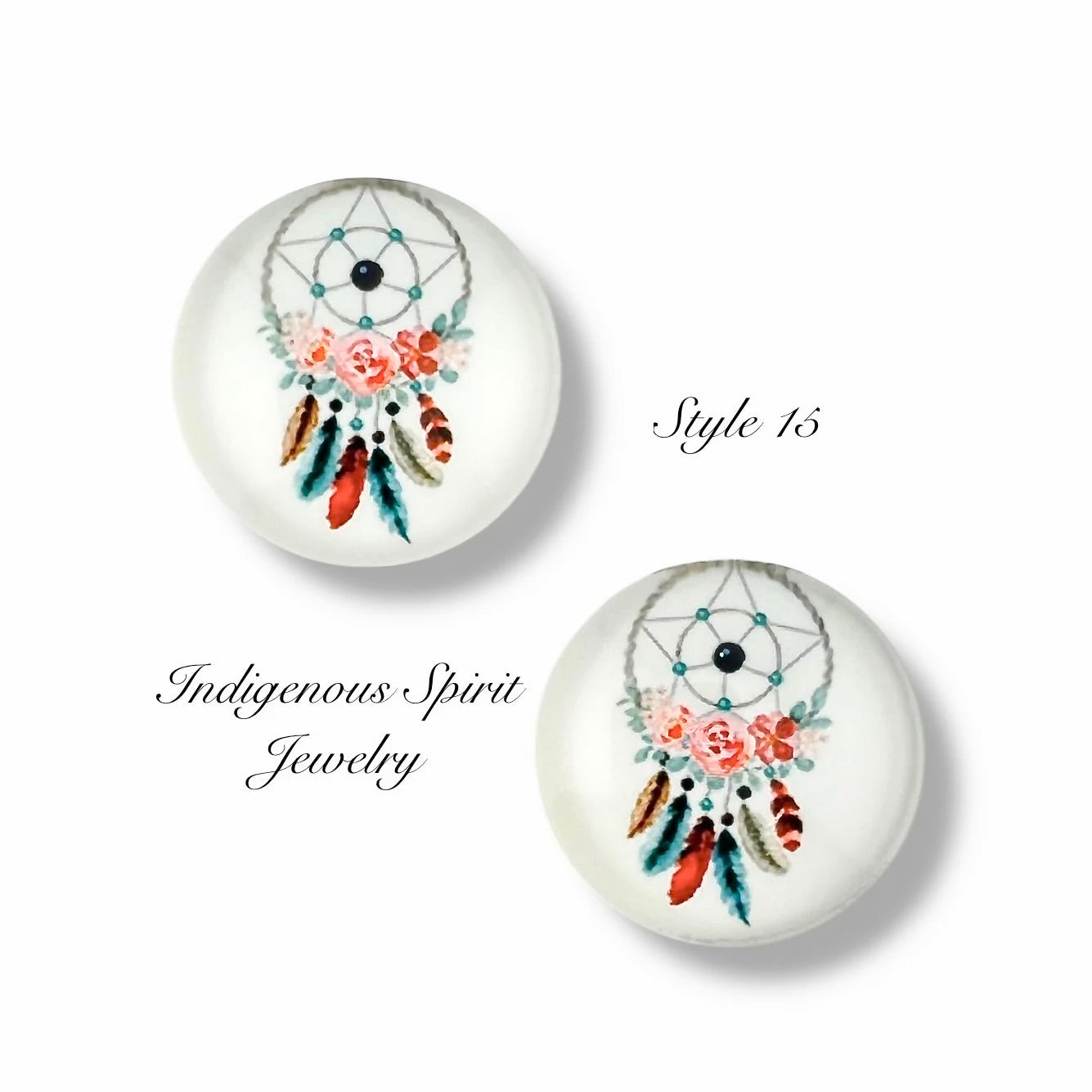 18mm Dreamcatcher Glass Cabochon Collection