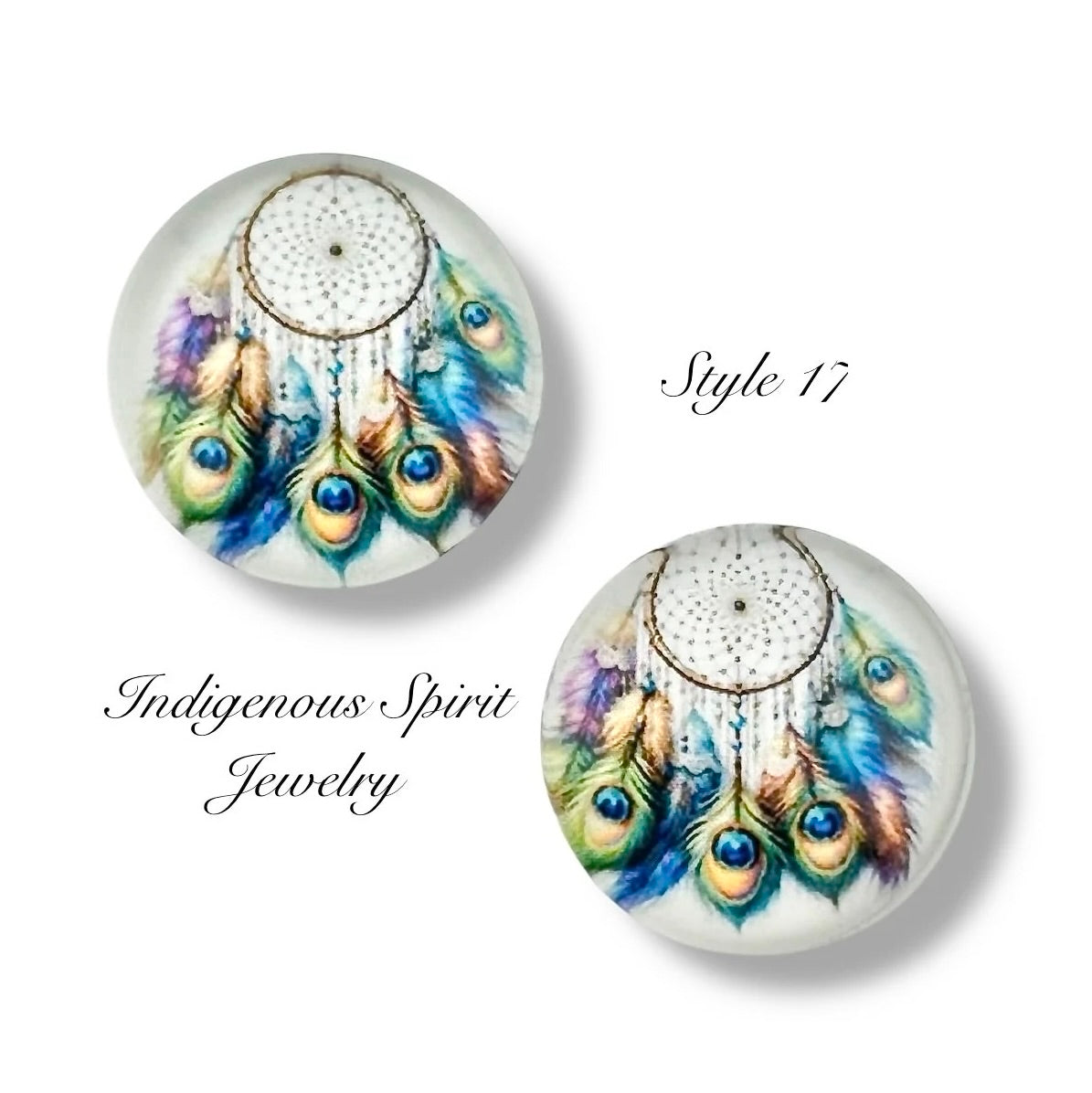 18mm Dreamcatcher Glass Cabochon Collection