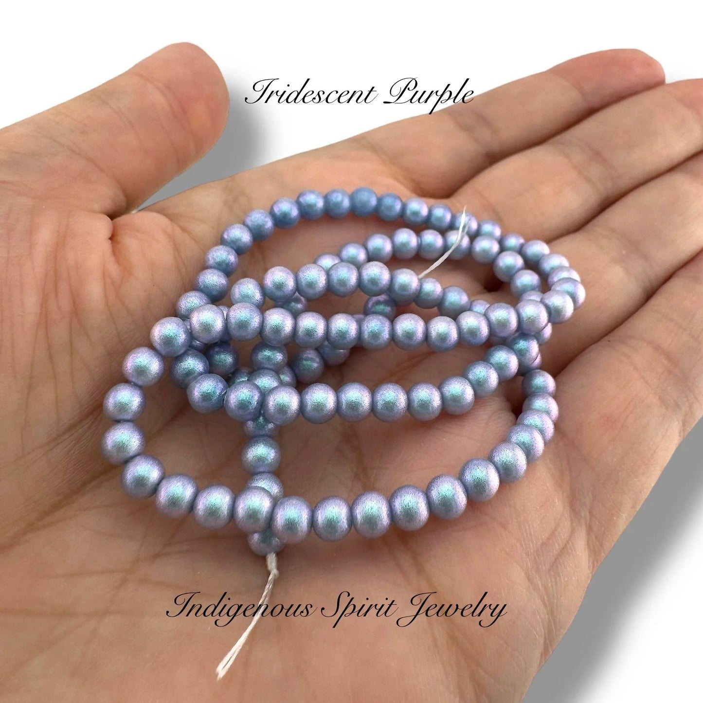 Iridescent Glass Pearl Bead - COLLECTION