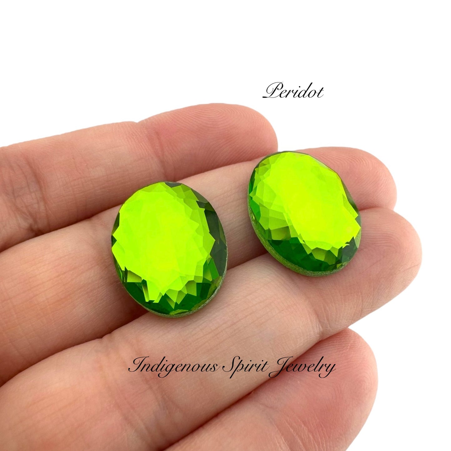 COLLECTION - Oval Flower Cut K9 Crystal Cabochons