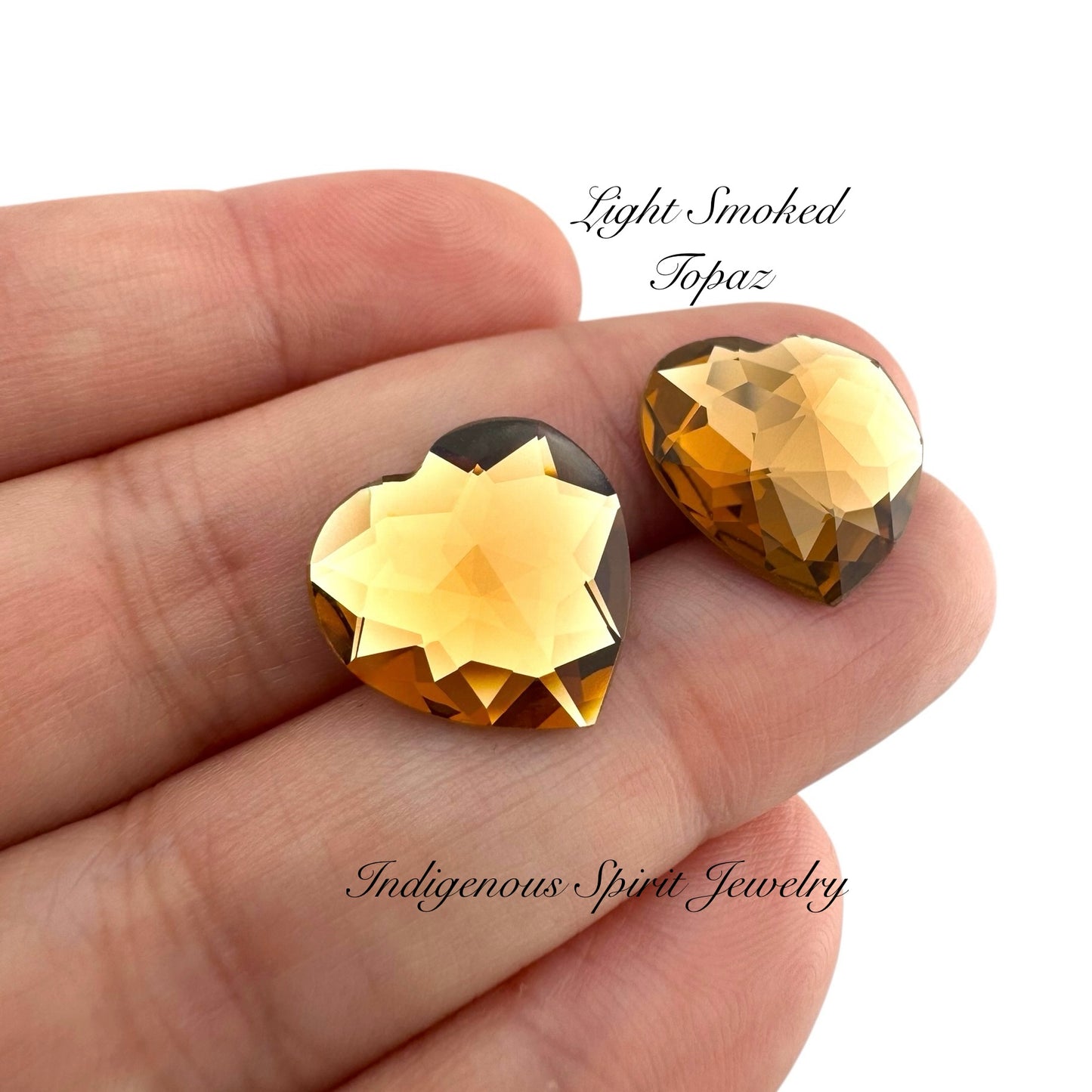 COLLECTION  - 16mm Heart Flower Cut K9 Crystal Cabochons