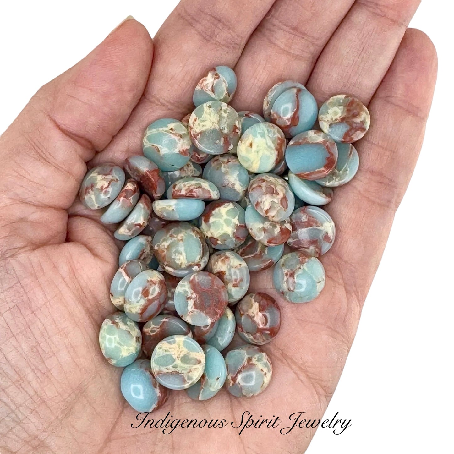 10mm Howlite Shoushan Cabochons