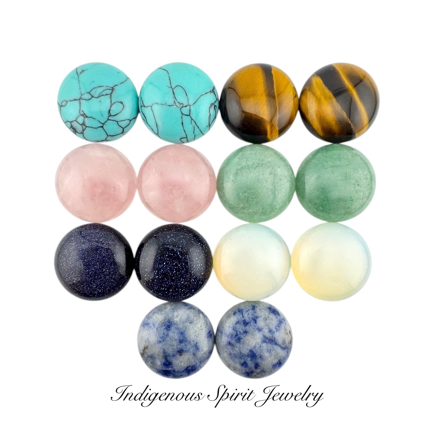 18mm Round Gemstone Cabochons