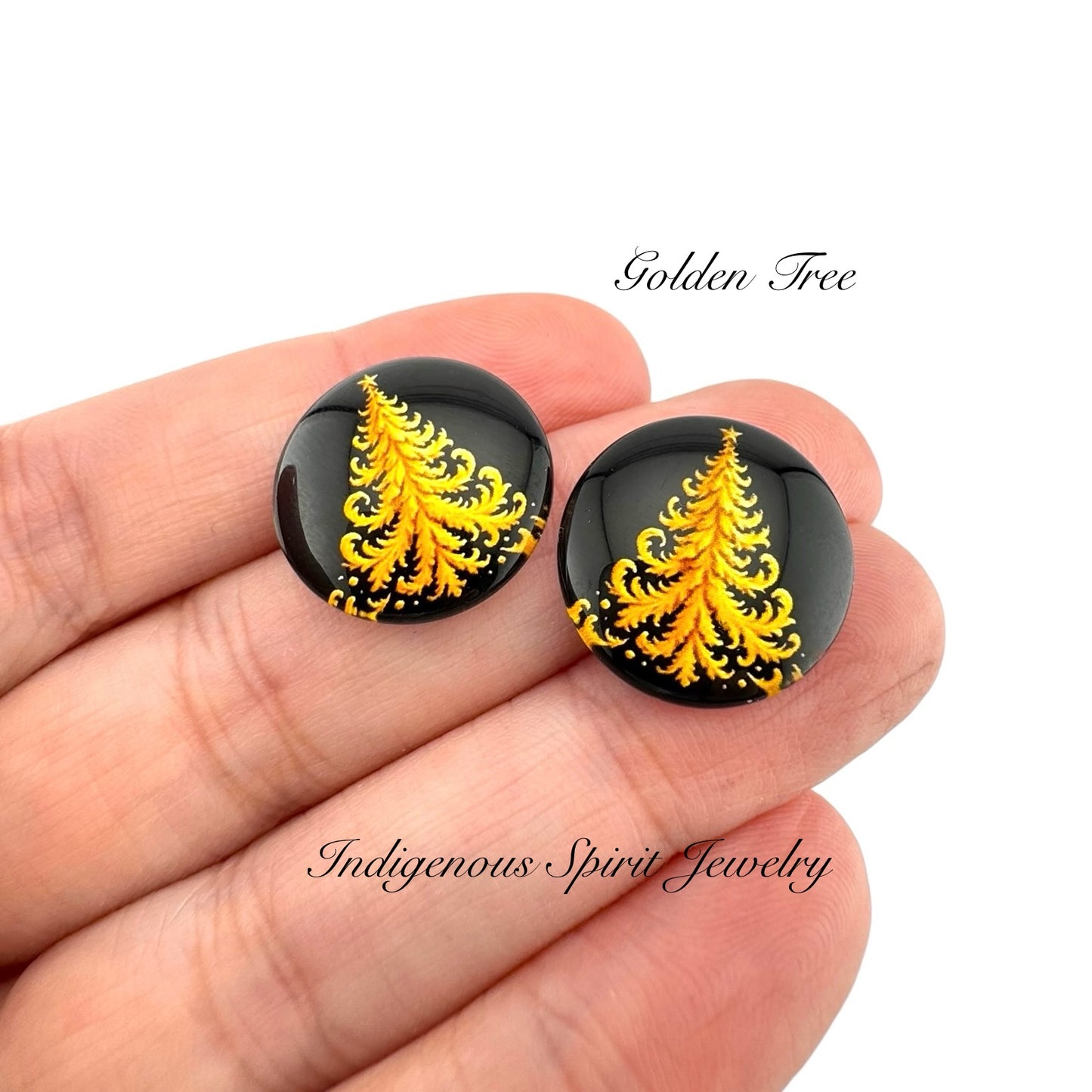 18mm "Christmas Collection" Glass Cabochons