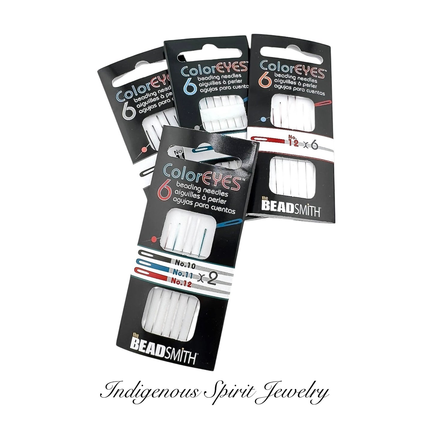 ColorEyes Beading Needles - The Beadsmith (SIZES 10, 11, & 12 multi-pack)