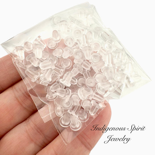 Large Size (5mm) Silicone Earring Back Stoppers