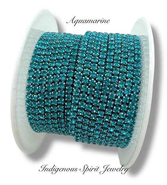 Aquamarine Colour Plated