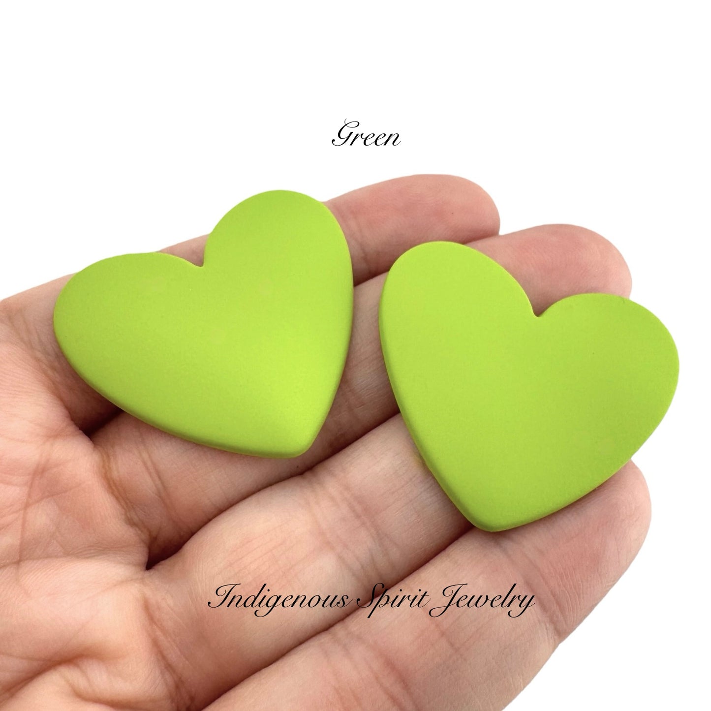XL Matte Heart Cabochons