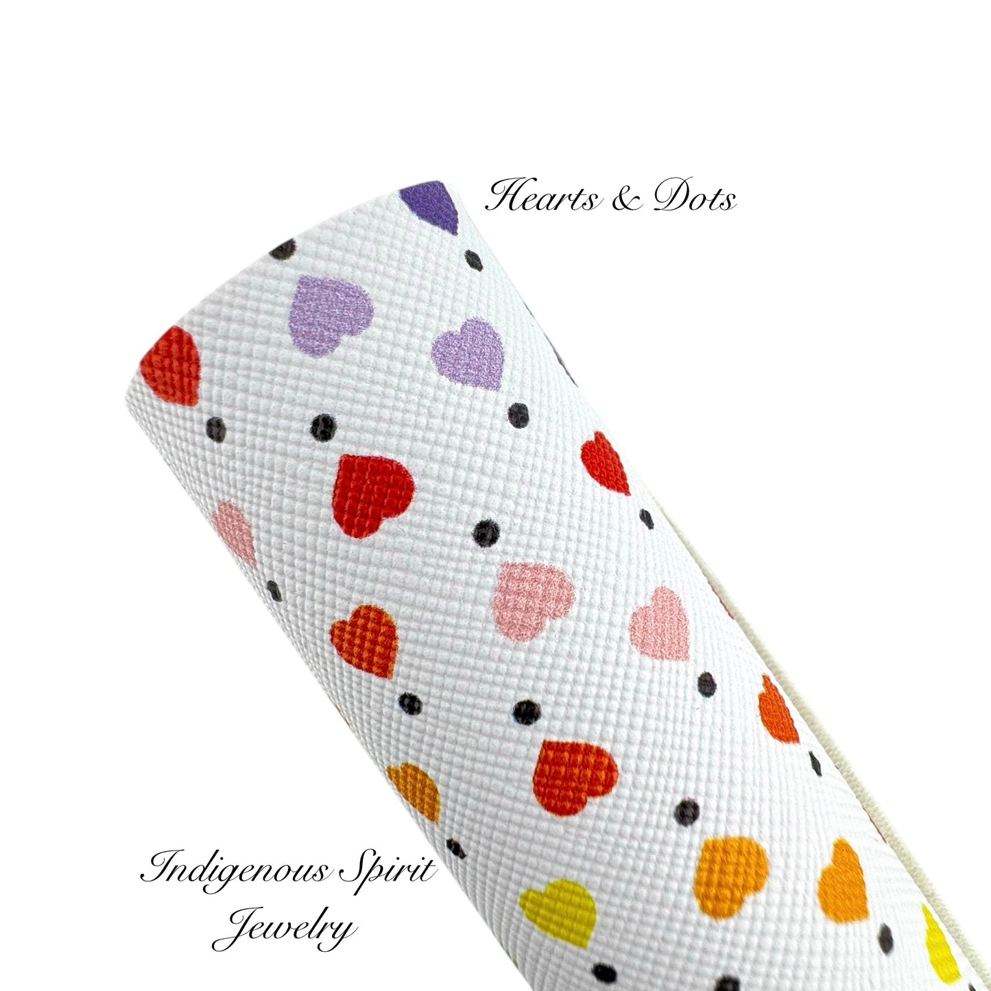 Pastel Butterflies/Hearts & Dots Faux Leather Collection