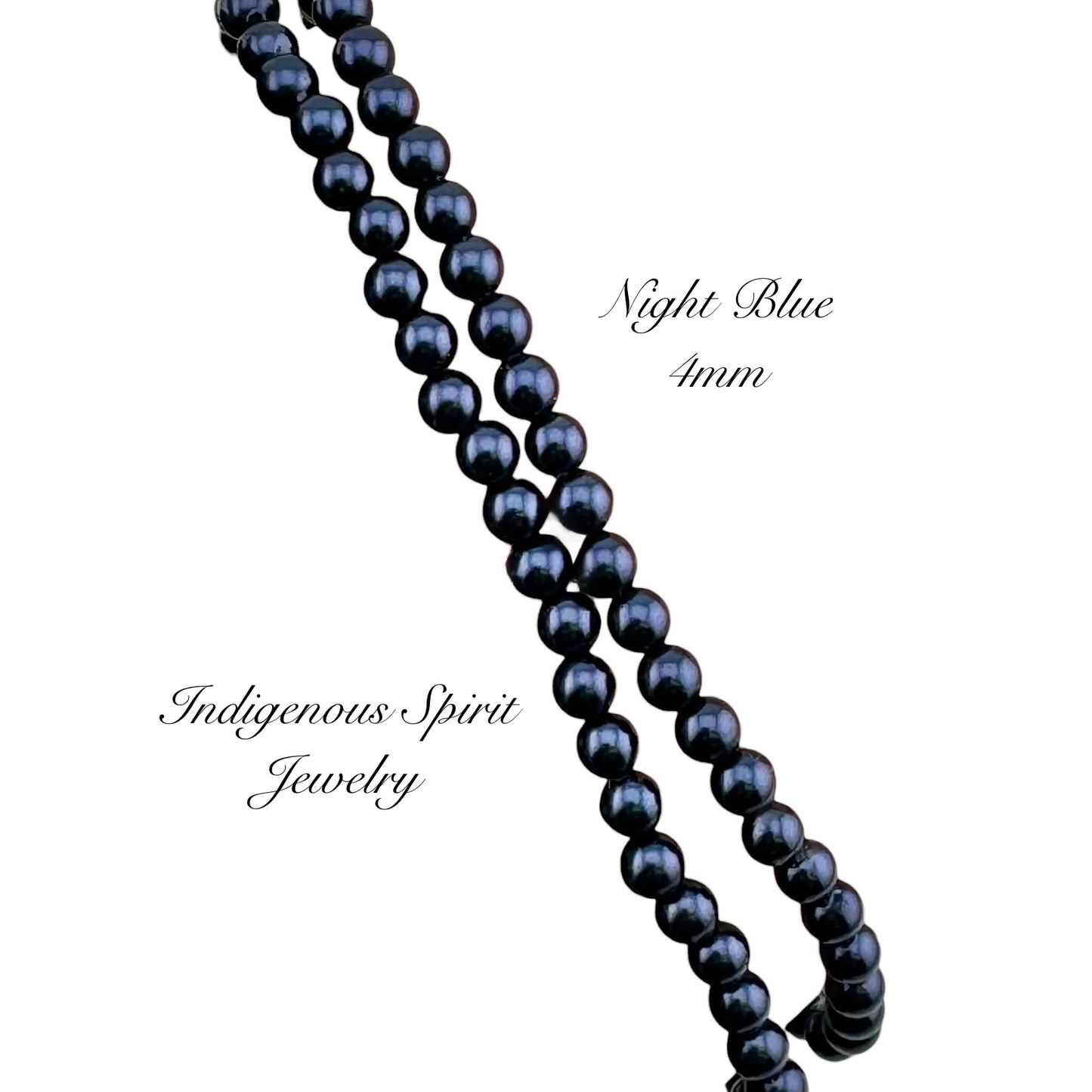 4mm Glass Pearl Strands