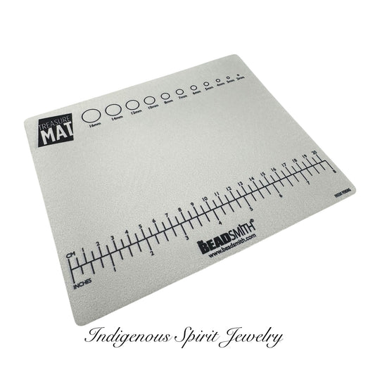 The Beadsmith - Treasure Mat, 8.5" x 7" Non-slip Beading Mat