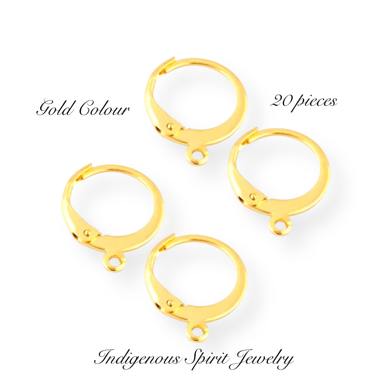 Stainless Steel Sleeper Style Hoop Findings (10 pair bag)