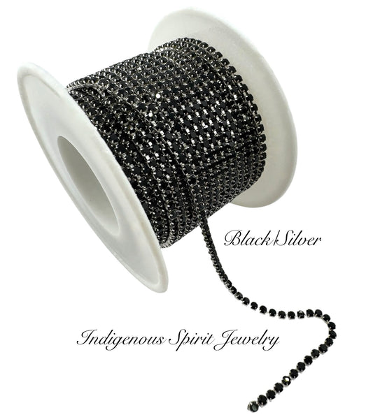 Black Silver Colour Plated