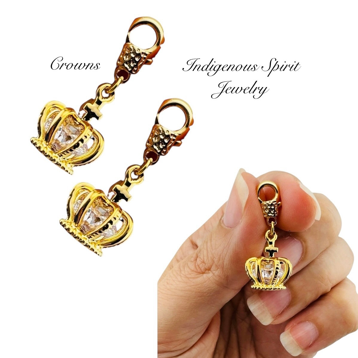 14k Gold Plated Charms with Lobster Style Clasps - PRODUCT SELL OFF