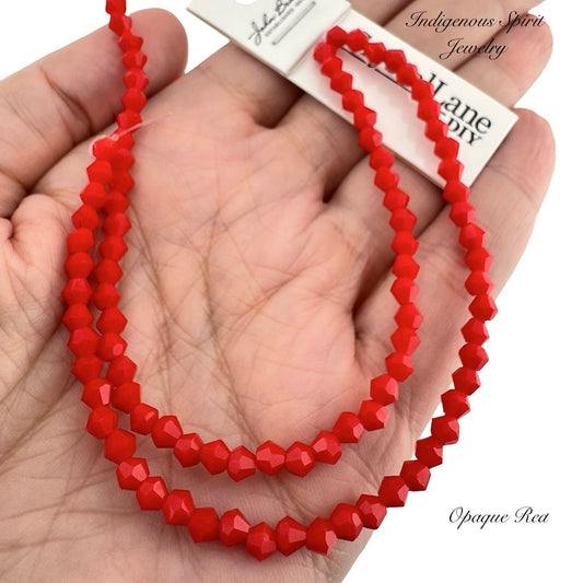 4mm Opaque Red - Crystal Lane
