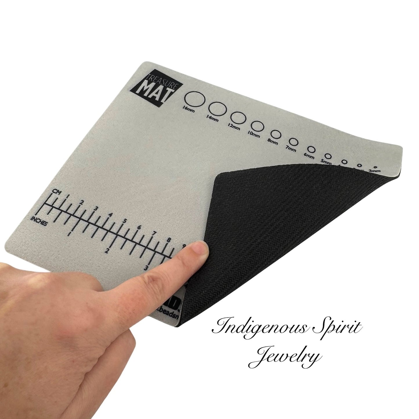 The Beadsmith - Treasure Mat, 8.5" x 7" Non-slip Beading Mat