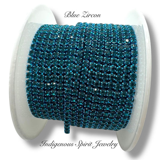 Blue Zircon Colour Plated