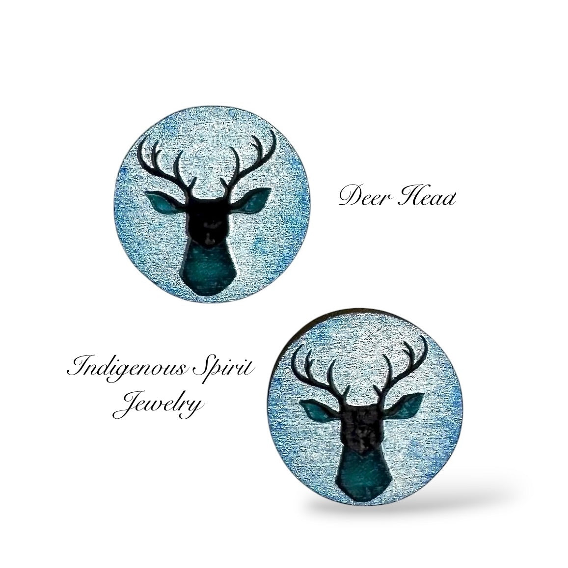 16mm Round Wood Embossed Design Cabochons (Set 3)