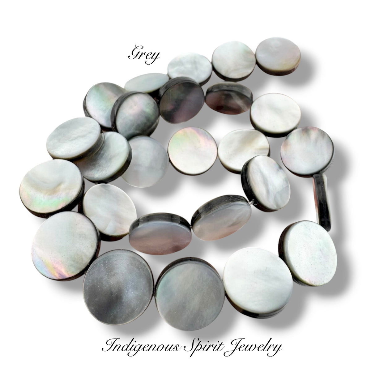 Shell Disc Mobile Mother of Pearl Shell Discs (15mm) – Indigenous Jewelry Supplies