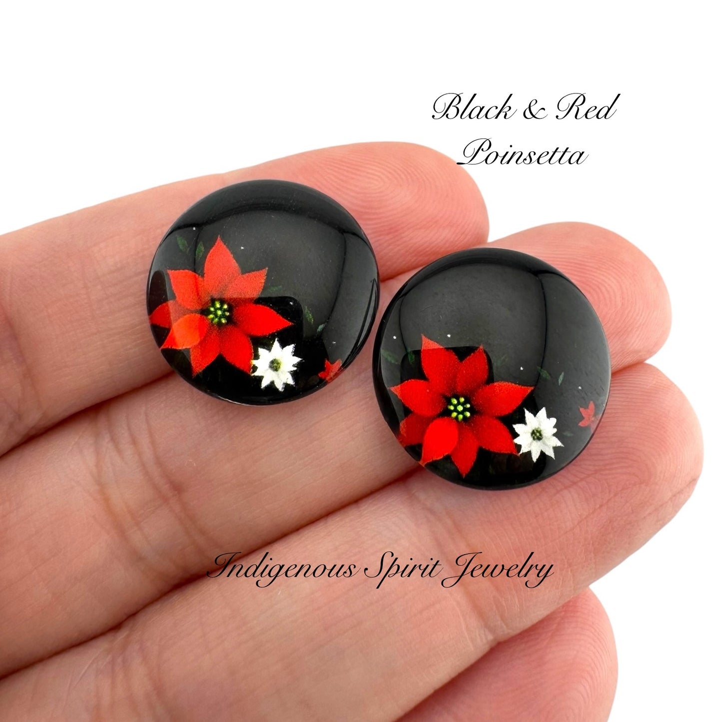 18mm "Christmas Collection" Glass Cabochons