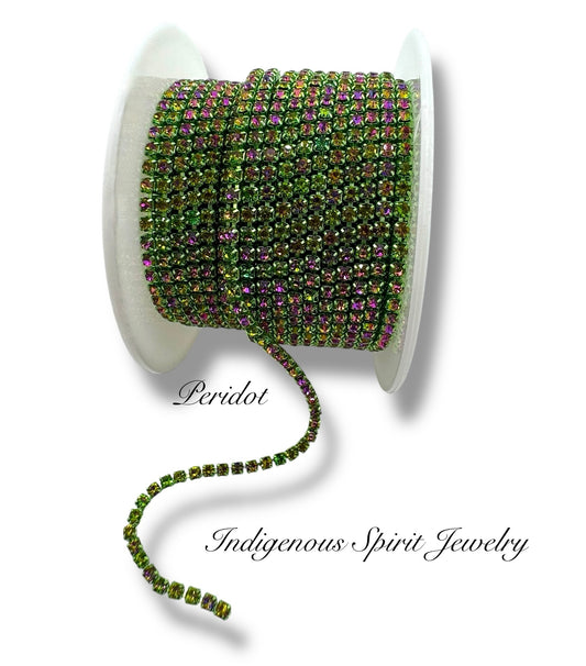 Peridot Galaxy Chain Banding