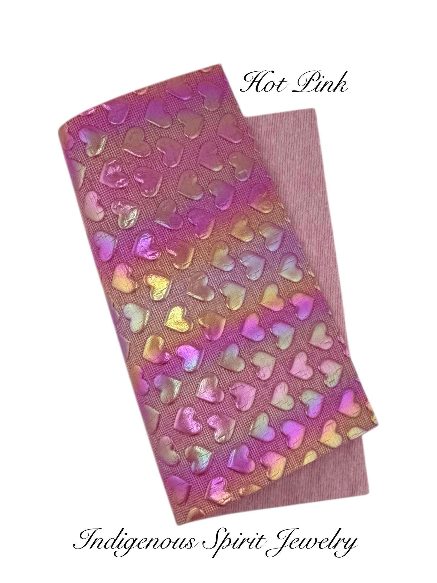 Holographic Heart Backing