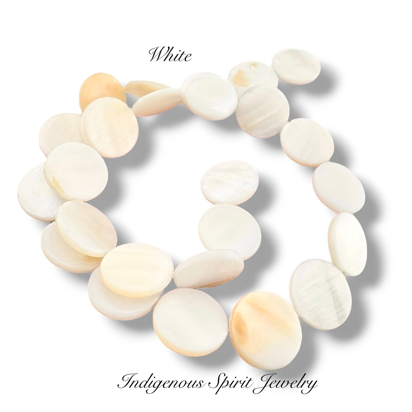 Mother of Pearl Shell Discs (15mm)