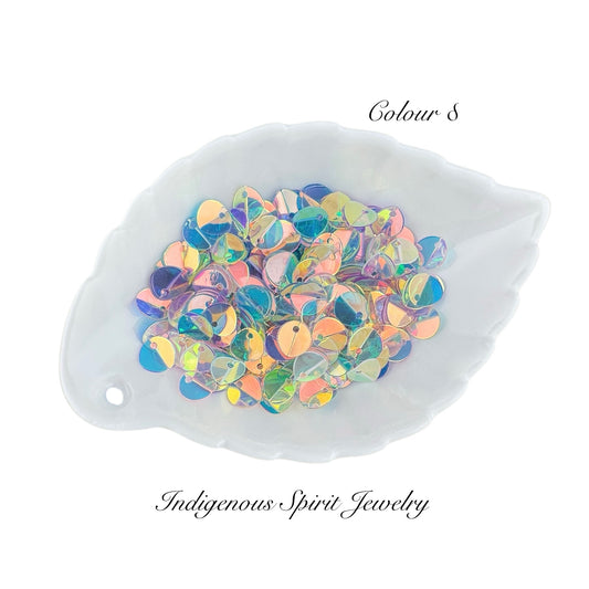 Short Navette Sequins - Colour 8