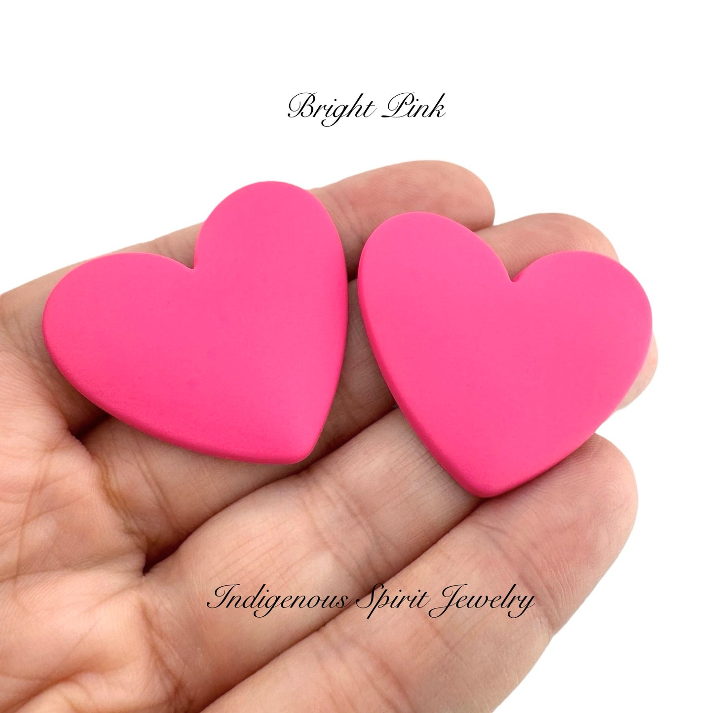 XL Matte Heart Cabochons