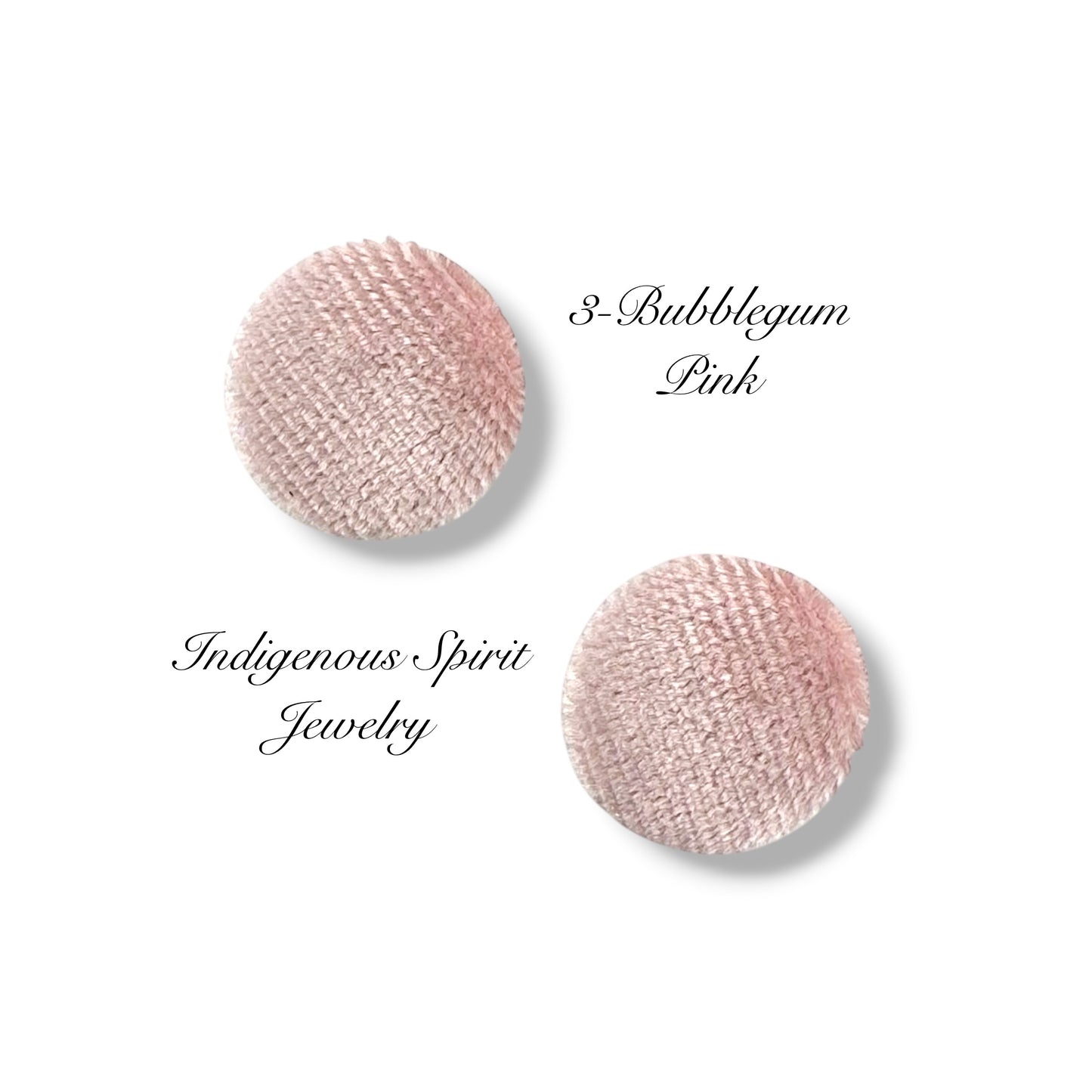 Velvet Circle Shaped Cabochons