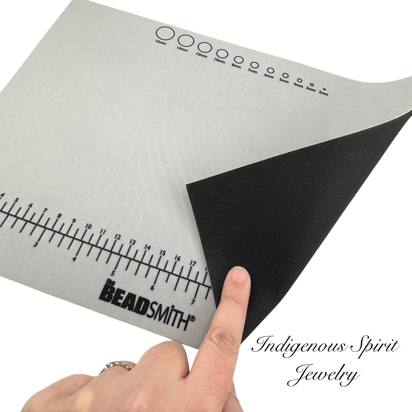 The Beadsmith - Treasure Mat, 12.5" x 9.25" Non-slip Beading Mat