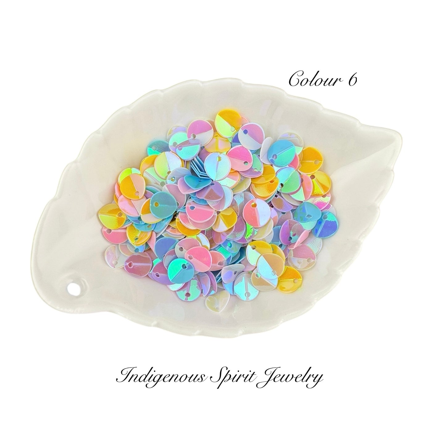 Short Navette Sequins - Colour 6